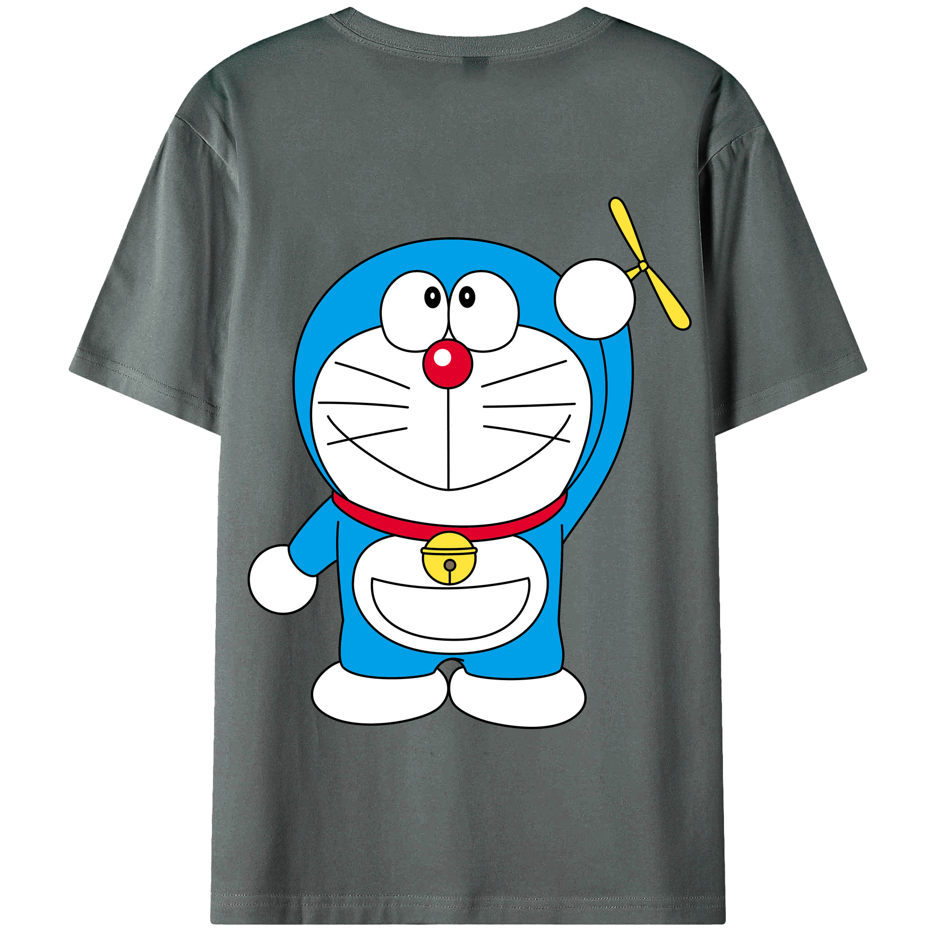 （画像用） ドラえもん Doraemon 綿100％半袖Tシャツ（背面プリント）